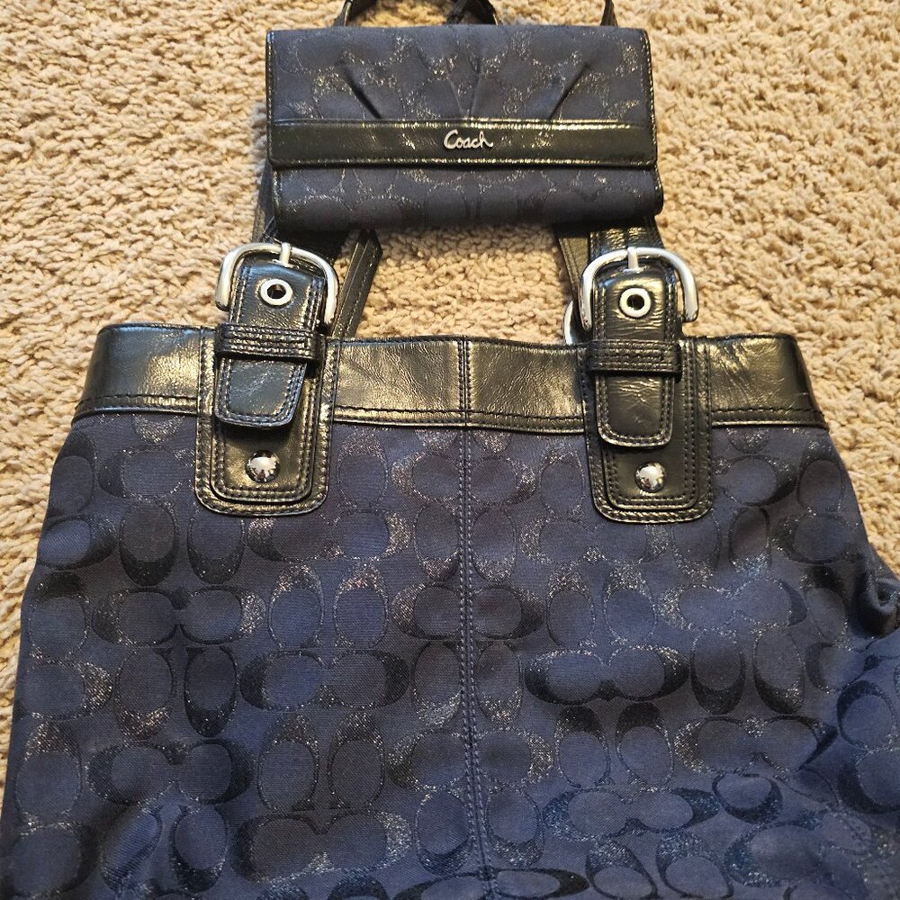 Coach purse and wallet.